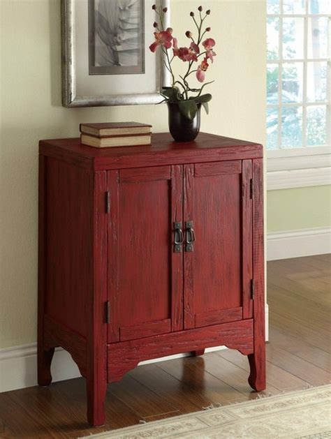 red steel cabinet|red accent chests and cabinets.